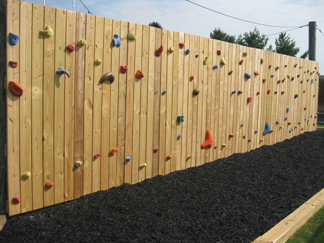 The Beyond Boundaries Challenge Course Climbing Wall